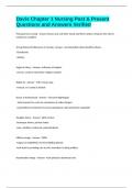 Davis Chapter 1 Nursing Past & Present Questions and Answers Verified