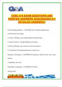 COSC 475 Exam Questions & Verified Answers 2025&sol;2026 &ndash; 300&plus; Fully Solved Questions &vert; Construction Planning&comma; Scheduling&comma; Critical Path&comma; Lean Methods & Risk Management