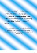NR 547&sol; NR547 FINAL EXAM&colon; &lpar;NEW 2025&sol; 2026 UPDATE&rpar; ADVANCED PATHOPHYSIOLOGY GUIDE &vert; QUESTIONS & ANSWERS &vert; GRADE A &vert; 100&percnt; CORRECT &lpar;VERIFIED SOLUTIONS&rpar; &ndash; CHAMBERLAIN