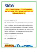 IBC Exam 2025&sol;2026 &ndash; 500&plus; Verified Questions & Correct Answers &ndash; Scope & Administration&comma; Fire Protection&comma; Means of Egress&comma; Accessibility&comma; Structural Systems & Safety Codes