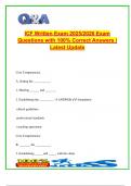 ICF Written Exam 2025&sol;2026 &ndash; 250&plus; Verified Questions & Correct Answers &ndash; Core Competencies&comma; Ethics&comma; Coaching Presence & Client Relationship Management