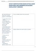 Exam &lpar;elaborations&rpar; GFACT CERTIFICATION  