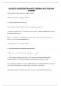 ADVANCED ASSESSMENT FINAL NRSG 5480 EXAM QUESTIONS AND ANSWERS