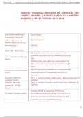 Exam &lpar;elaborations&rpar; Relativity Processing Certification   