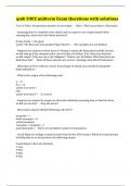 qmb 3302 midterm Exam Questions with solutions