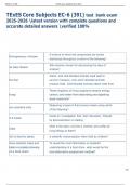Exam &lpar;elaborations&rpar; TExES Core Subjects EC-6 &lpar;391&rpar;  