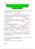 NUR 326 Exam 2-Adult Health Exam Study Guide Questions with Correct Detailed Answers 2025-2026