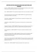 CERTIFIED DIETARY MANAGER &lpar;CDM&rpar; EXAM QUESTIONS AND ANSWERS