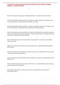 CFI CBCA Exam Study Guide 2025&sol;2026 EXAM QUESTIONS AND VERIFIED ANSWERS GRADED A&plus; ASSURED SUCCESS