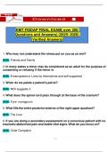 EMT FISDAP FINAL EXAM&lpar; over 200 Questions and Answers&rpar; &lpar;2025&sol; 2026&rpar; &lpar;Verified Answers&rpar;