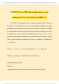 HCPCS Level II Exam Questions And Answers Latest Update Graded A&plus;