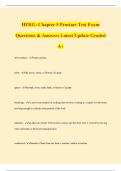 HFRG&colon; PPCT Instructor Study Guide For Test Exam Questions & Answers Latest Update Graded A&plus;