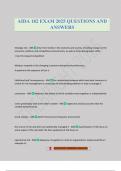 AIDA 182 EXAM 2025 QUESTIONS AND ANSWERS