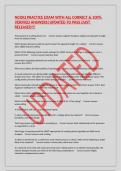 NCIDQ PRACTICE EXAM WITH ALL CORRECT & 100&percnt; VERIFIED ANSWERS&vert;UPDATED TO PASS&vert;JUST RELEASED&excl;&excl;&excl;