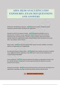 AIDA 182&period;04 ANALYZING LOSS EXPOSURES&period; EXAM 2025 QUESTIONS AND ANSWERS