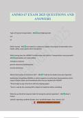 AMMO 67 EXAM 2025 QUESTIONS AND ANSWERS