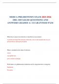 MEDCA PHLEBOTOMY EXAM 2025-2026 &sol;200&plus; DETAILED QUESTIONS AND ANSWERS GRADED A&plus; GUARANTEED PASS
