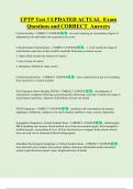 UPTP Test 3 UPDATED ACTUAL  Exam  Questions and CORRECT  Answers 