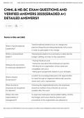 CNML & NE-BC EXAM QUESTIONS AND VERIFIED ANSWERS 2025&lpar;GRADED A&plus;&rpar; DETAILED ANSWERS&excl;&excl;