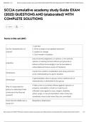 SCCJA cumulative academy study Guide EXAM &lpar;2025&rpar; QUESTIONS AND &lpar;elaborated&rpar; WITH COMPLETE SOLUTIONS