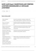 &lpar;2025&rpar; EXAM QUESTIONS AND ALL CORRECT ANSWERS 100&percnt; SOLVED AND GUARANTEED SUCCESS&excl;&excl;
