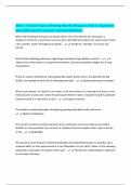 GBA 1 - Practice Exam&colon; Directing Benefits Programs Part 1 &vert; Questions with 100&percnt; Correct Answers &vert; Verified Solutions
