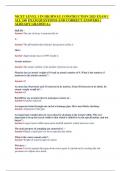 NICET LEVEL 1 IN HIGHWAY CONSTRUCTION 2025 EXAM &vert; ALL 160 EXAM QUESTIONS AND CORRECT ANSWERS &vert; ALREADY GRADED A&plus;