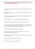 HOTTEL EFDA ACTUAL EXAM NEWEST 2025&sol;2026 COMPLETE QUESTIONS AND CORRECT DETAILED ANSWERS&vert;ALREADY GRADED A&plus;