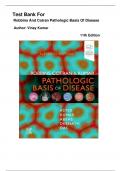 Test Bank For Robbins&comma; Cotran & Kumar Pathologic Basis of Disease &lpar;Robbins Pathology&rpar; 11th Edition by Vinay Kumar&period; Latest 2025