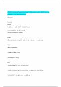 SNHD Protocols Paramedic Exam &vert; Questions with 100&percnt; Correct Answers &vert; Verified Solutions