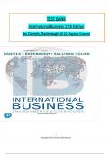 Test Bank - International Business&colon; Environments & Operations&comma; 17th Edition by Daniels&comma; Radebaugh & Sullivan&comma; All 20 Chapters Covered&comma; Verified Latest Edition