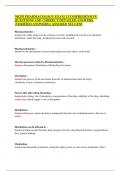 NR293 PHARMACOLOGY EXAM 1 COMPREHENSIVE QUESTIONS AND CORRECT DETAILED ANSWERS &lpar;VERIFIED ANSWERS&rpar; &vert; ASSURED SUCCESS