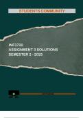 INF3720 Assignment 3 &lpar;COMPLETE QUESTIONS & ANSWERS&rpar; SEMESTER 2 2025 - DUE 10 SEPTEMBER 2025
