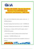 KU BIOL 600 &ndash; Exam 1 Review &lpar;2025&sol;2026&rpar; &ndash; 200&plus; Biochemistry Q&A on Protein Structure&comma; Enzymes&comma; Metabolism & Biomolecules