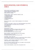 DATA ANALYSIS&comma; CASE STUDIES Q AND A