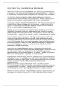 DOS TEST 234 QUESTIONS & ANSWERS