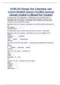 NURS 251 Portage Test 2 Questions And Correct Detailed Answers &lpar;Verified Answers&rpar; &vert;Already Graded A&plus;&vert;&vert;Brand New Version&excl;&excl;