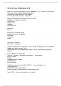 DOS EXAM STUDY GUIDE
