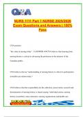 NURS 1111 Part 1 Nurse Exam Prep 2025&sol;2026 &ndash; 300&plus; Verified Questions & Answers on Canadian Nursing History&comma; Professional Standards&comma; Ethics&comma; Caring Theories&comma; and Collaborative Practice