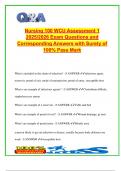 Nursing 100 WCU Assessment 1 2025&sol;2026 &ndash; 120&plus; Verified Questions & Answers on Infection Control&comma; Vital Signs&comma; Pain Management&comma; PPE&comma; and Nursing Interventions