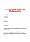Pn Comprehensive Online Practice With Correct Answer
