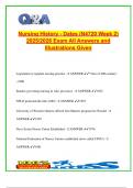 Nursing History &ndash; N4720 Week 2 &lpar;2025&sol;2026&rpar; &ndash; 50&plus; Verified Exam Questions & Answers on Canadian Nursing Legislation&comma; Unions&comma; Professional Associations&comma; and Key Historical Dates