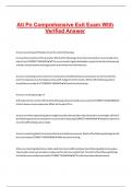 Ati Pn Comprehensive Exit Exam With Verified Answer