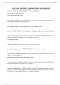 HNSC 1200 MIDTERM EXAM QUESTIONS AND ANSWERS