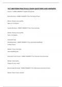 HCT MIDTERM PRACTICALS EXAM QUESTIONS AND ANSWERS