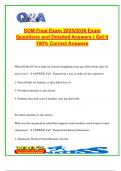 SOM Final Exam 2025&sol;2026 &ndash; 300&plus; International Business&comma; Global Economics&comma; Trade Agreements&comma; Foreign Exchange&comma; FDI&comma; IMF&comma; and Regional Integration Questions with 100&percnt; Correct Answers