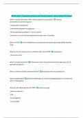 NR545&colon; Exam 1&colon; Respiratory Questions with Correct Answers&vert; Latest Update 100&percnt; Solved 