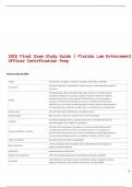 SOCE Final Exam Study Guide &vert; Florida Law Enforcement Officer Certification Prep