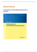 Solution Manual for Introduction to Partial Differential Equations by Olver &ndash; 2014 &vert; Verified Complete Chapters & Solutions
