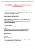 PPA 265 Exam 2 Mayhew Jmu Questions And Complete Answers 